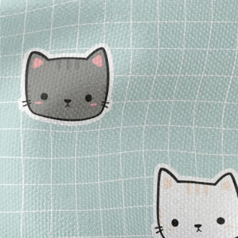 Cute And Well-behaved Cat Waterproof Canvas