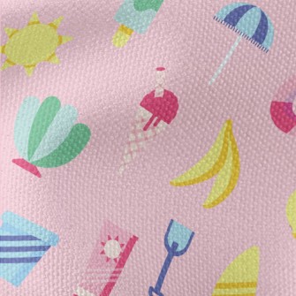 Ice Cream Graphic Representing Waterproof Canvas