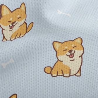Soft And Chubby Shiba Inu Athletic Mesh Flat Back