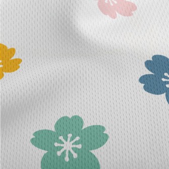 Colorful And Elegant Cherry Bl Athletic Mesh Flat Back