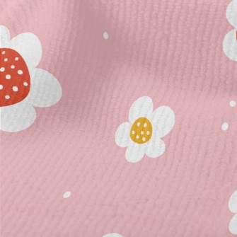 Simple Hand-painted Flowers Terry