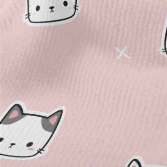 Square Cute Cat Terry