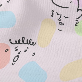 Colorful Lines Of Human Face Terry