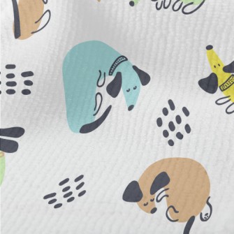 Colorful Cute Dachshund Terry