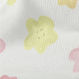 Hand Drawn Exotic Flowers Terry