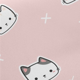 Square Cute Cat Twill