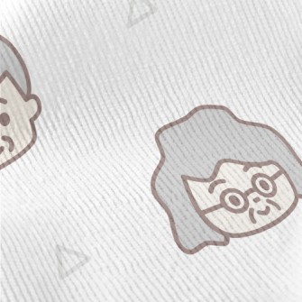 Cute And Adorable Grandpa And  Standard Corduroy