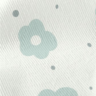 Single Tone Flowers Standard Corduroy