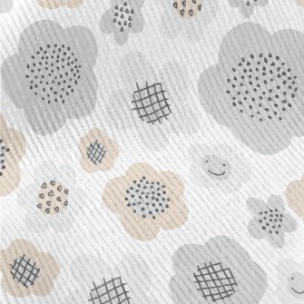 Monotonous And Silly Flowers Standard Corduroy