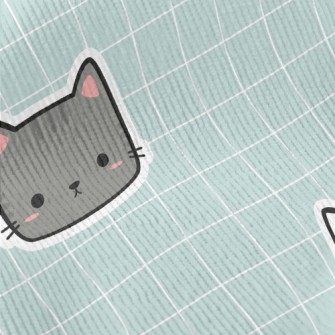 Cute And Well-behaved Cat Standard Corduroy