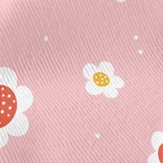 Simple Hand-painted Flowers Standard Corduroy