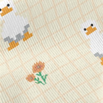 Pixel Duck Style Grid Standard Corduroy