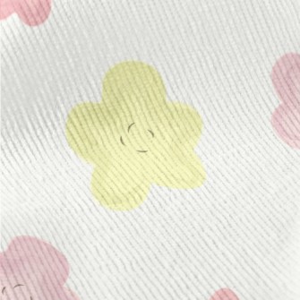 Hand Drawn Exotic Flowers Standard Corduroy