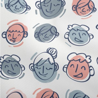 Simple Hand-painted Family Por Dobby