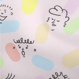 Colorful Lines Of Human Face Dobby