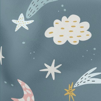 Hand Drawn Fairy Tale Starry S Stretch Ponte
