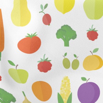 Fresh And Delicious Fruits And Stretch Ponte