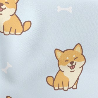 Soft And Chubby Shiba Inu Stretch Ponte