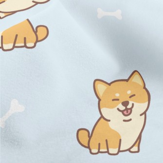 Soft And Chubby Shiba Inu Micro Fleece