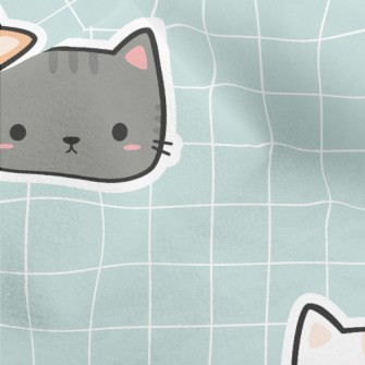 Cute And Well-behaved Cat Micro Fleece