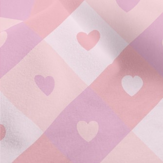 Pink And Bright Love Diamond Micro Fleece