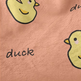 Cute Little Duck Minky