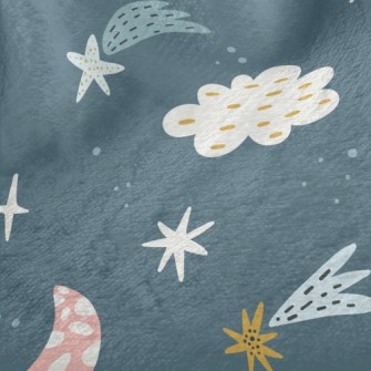 Hand Drawn Fairy Tale Starry S Minky