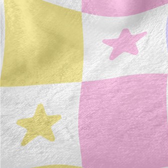 Colorful Star Grid Minky