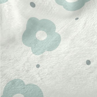 Single Tone Flowers Minky