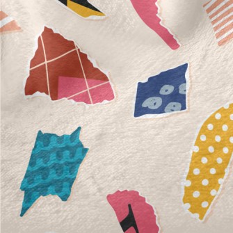 Irregular Shaped Pattern In To Minky