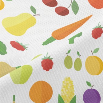 Fresh And Delicious Fruits And Piqué