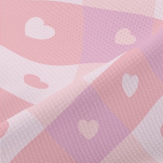 Pink And Bright Love Diamond Piqué