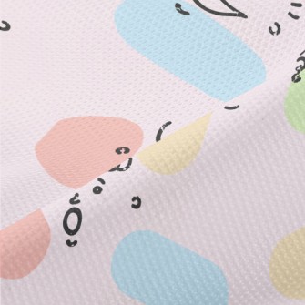 Colorful Lines Of Human Face Piqué