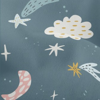 Hand Drawn Fairy Tale Starry S Lightweight Performance Linen