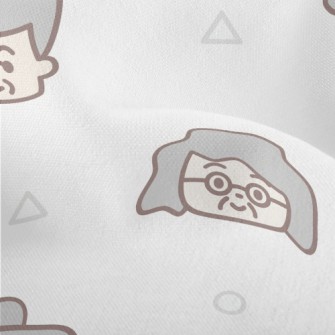 Cute And Adorable Grandpa And  Lightweight Performance Linen
