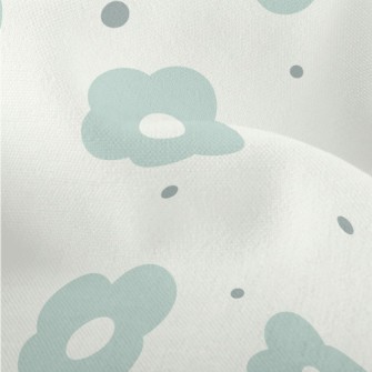 Single Tone Flowers Lightweight Performance Linen
