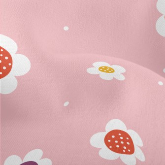 Simple Hand-painted Flowers Lightweight Performance Linen