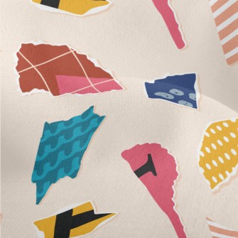 Irregular Shaped Pattern In To Lightweight Performance Linen