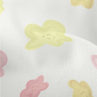 Hand Drawn Exotic Flowers Lightweight Performance Linen