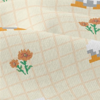 Pixel Duck Style Grid Modern Jersey