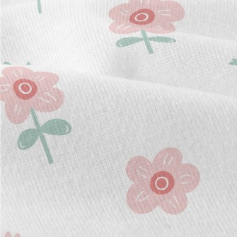 Small Pink Gentle Flowers Modern Jersey