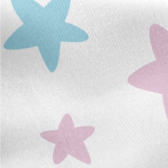 Stars Of Gentle Colors Jersey Backed Fleece