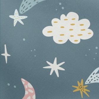 Hand Drawn Fairy Tale Starry S Pongee
