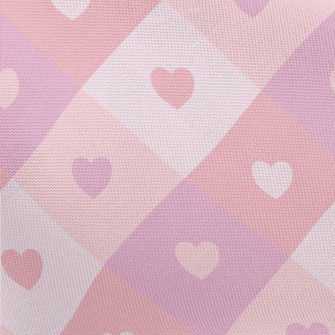 Pink And Bright Love Diamond Pongee