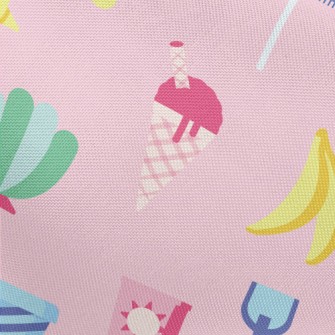 Ice Cream Graphic Representing Pongee