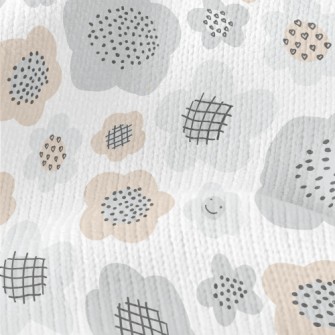 Monotonous And Silly Flowers Stretch Jersey