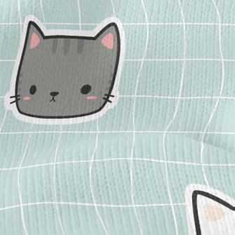 Cute And Well-behaved Cat Stretch Jersey