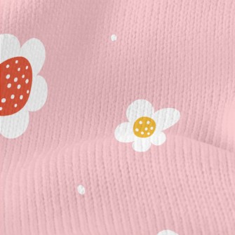 Simple Hand-painted Flowers Stretch Jersey