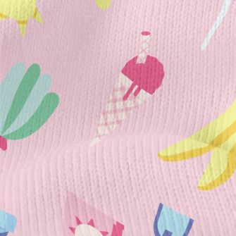 Ice Cream Graphic Representing Stretch Jersey