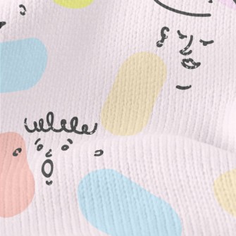 Colorful Lines Of Human Face Stretch Jersey